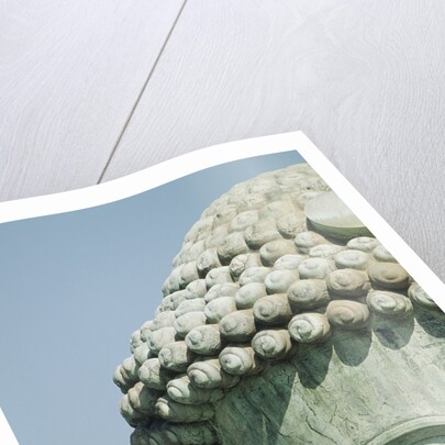 Detail of the Face of the Great Buddha of Kamakura by Anonymous