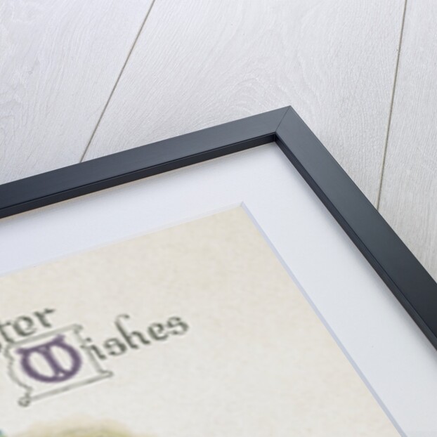 Best Easter Wishes Greeting Card Ephemera by Ellen H. Clapsaddle