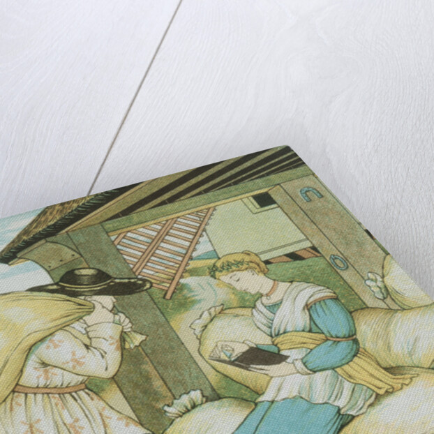 Rumpelstiltskin Book Illustration by George R. Halkett