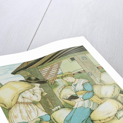 Rumpelstiltskin Book Illustration by George R. Halkett