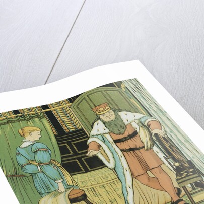 Rumpelstiltskin Book Illustration by George R. Halkett