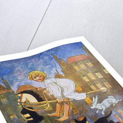 A-Hunting We Will Go Book Illustration by Anonymous