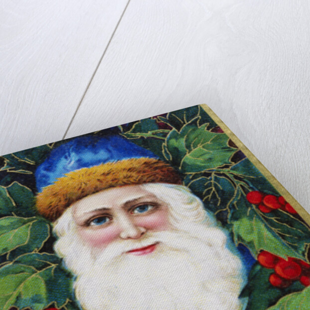 A Merry Christmas Postcard Depicting Santa Claus by Anonymous