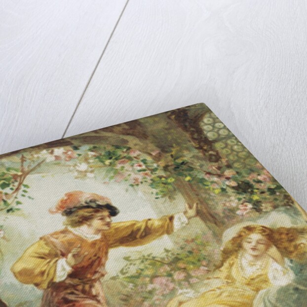 The Prince Finds the Sleeping Beauty Book Illustration by Anonymous