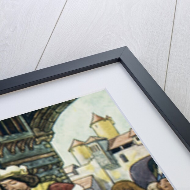 Illustration Depicting the King and Queen Asleep by Charles Robinson