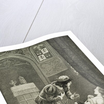 Illustration Depicting the Prince Discovering Sleeping Beauty by Peter Newell