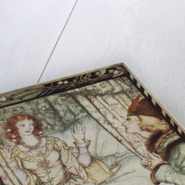 Illustration Depicting Prince Philip Waking Sleeping Beauty by Arthur Rackham