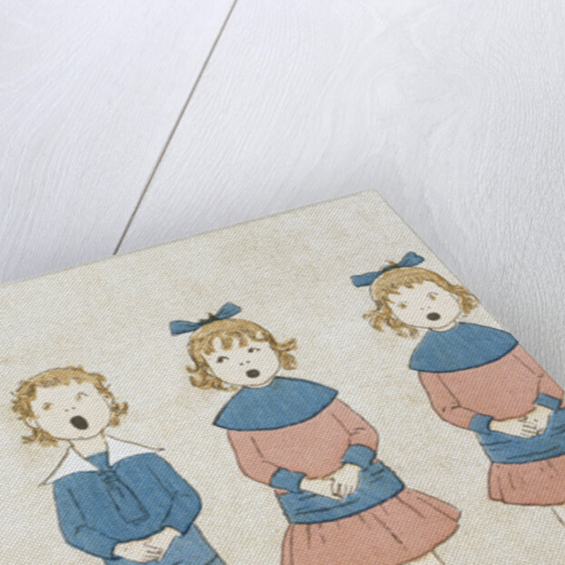 Book Illustration of Singing Children by Boutet de Monvel