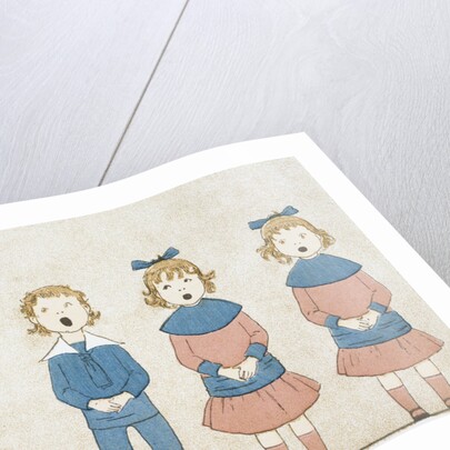 Book Illustration of Singing Children by Boutet de Monvel