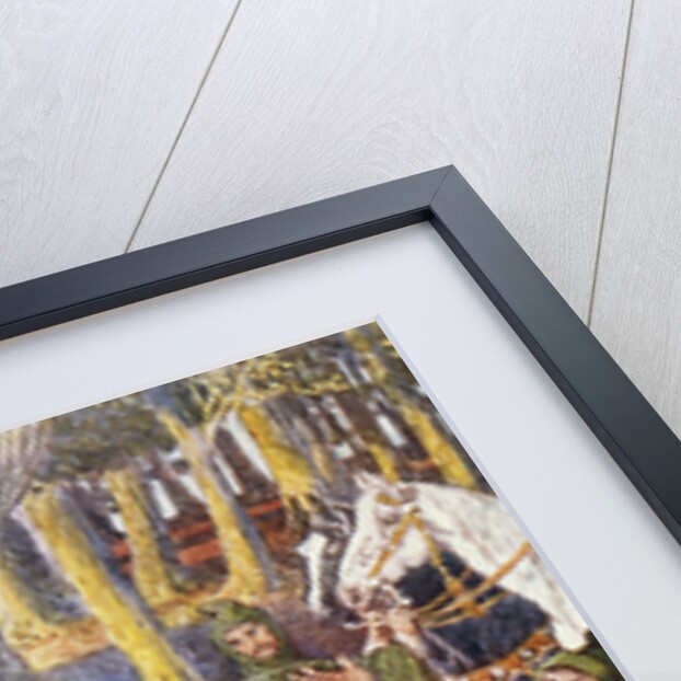 The Abbot of Saint Maries Taken by Robin Hood Book Illustration by Walter Crane