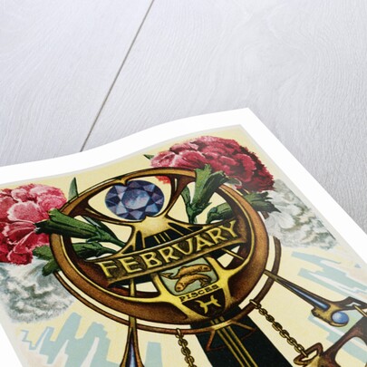 February - Pisces Postcard by Aenz