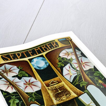 September - Libra Postcard by Aenz