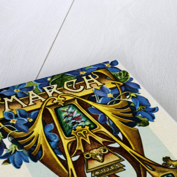 March - Aries Postcard by Aenz