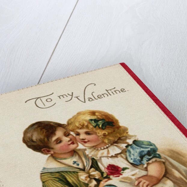 Little Darlings Valentine Postcard by Anonymous