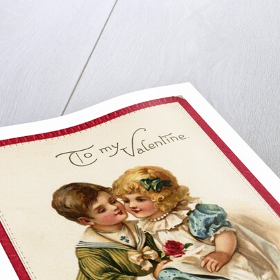 Little Darlings Valentine Postcard by Anonymous