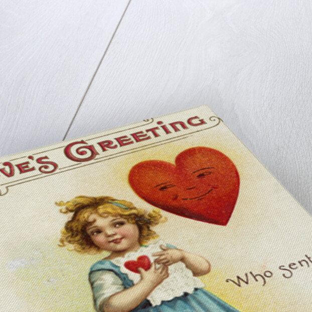 Love's Greeting Postcard by Anonymous