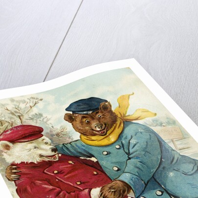 The Ice Bears Beautifully Postcard by Anonymous