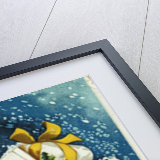 A Joyous Christmas. A Wish of Kindly Meaning and Greeting from a Friend Postcard by Ellen H. Clapsaddle