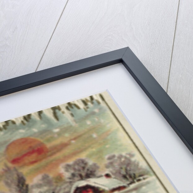 A Very Jolly Christmas Postcard by Anonymous