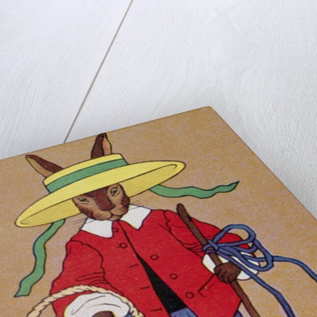 Italian Book Illustration of the Easter Rabbit by Anonymous