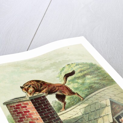 The Wolf Tries to Find a Way Into the Brick House by Blanche Fisher Wright