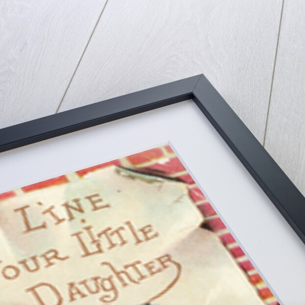 Just a Line from Your Little Daughter Postcard by Anonymous