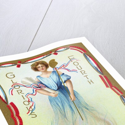 Glorious Fourth Postcard by Anonymous