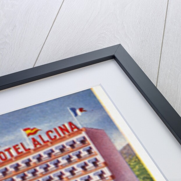 Hotel Alcina, Palma de Mallorca, Espana Luggage Label by Anonymous