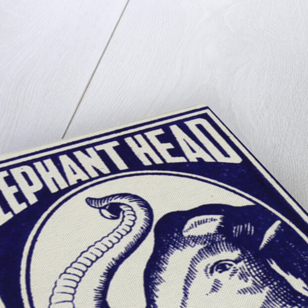 Elephant Head Matchbox Labels by Anonymous