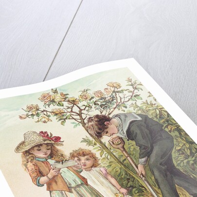Illustration of Three Children by Alice Havers