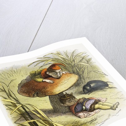 The Elf-King Asleep Illustration by Richard Doyle
