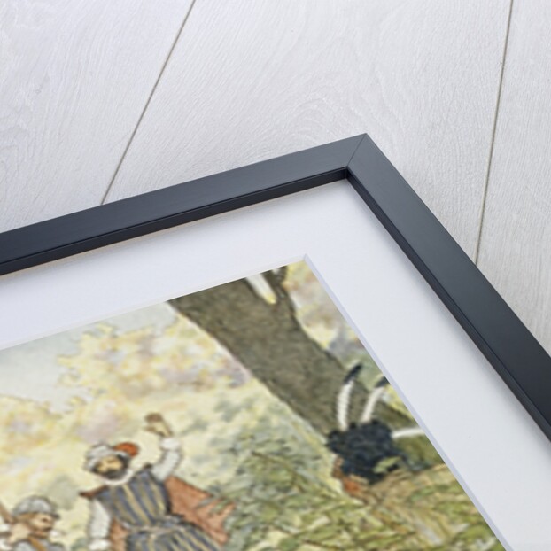 Illustration of Captain John Smith Landing in the New World by E. Boyd Smith