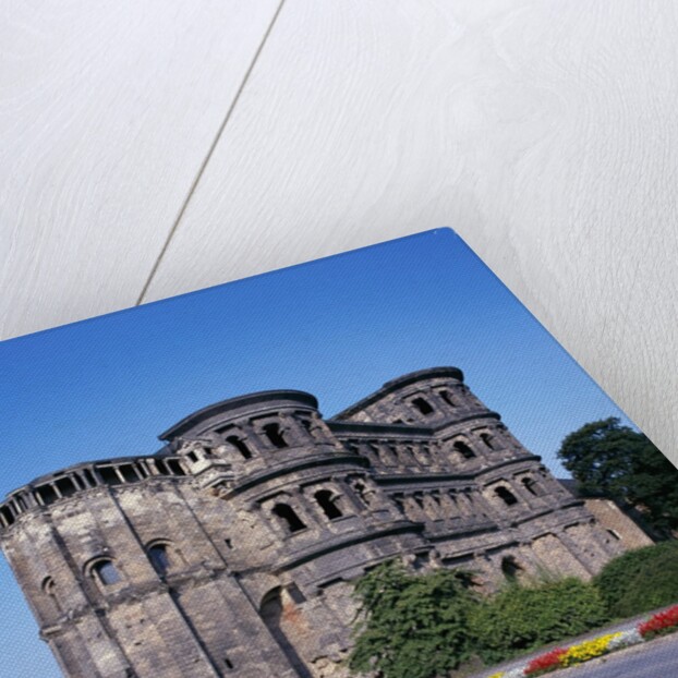 Flower Beds in Front of Porta Nigra in Trier by Anonymous