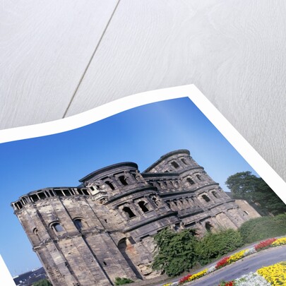 Flower Beds in Front of Porta Nigra in Trier by Anonymous