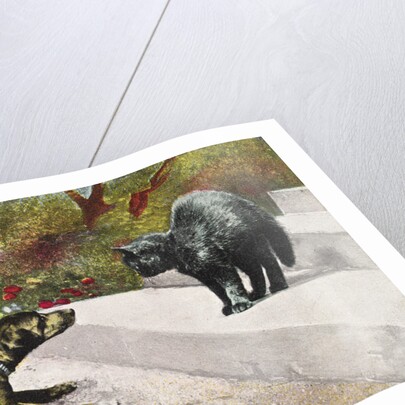 Kept at Bay Color Print Postcard by Anonymous