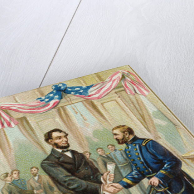 Meeting of President Lincoln and Gen'l Grant Postcard by Anonymous
