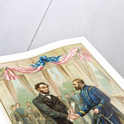 Meeting of President Lincoln and Gen'l Grant Postcard by Anonymous