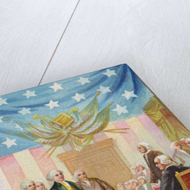 Signing of the Declaration of Independence Postcard by Anonymous