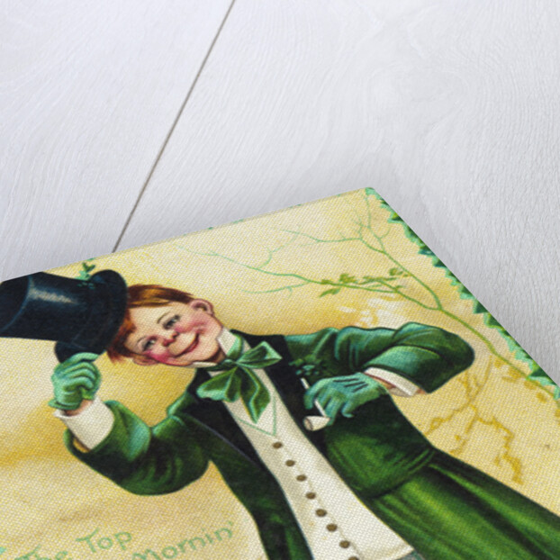 The Top o' the Mornin' to You Postcard by Ellen H. Clapsaddle