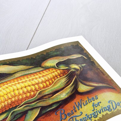 Best Wishes for Thanksgiving Day Postcard by Anonymous