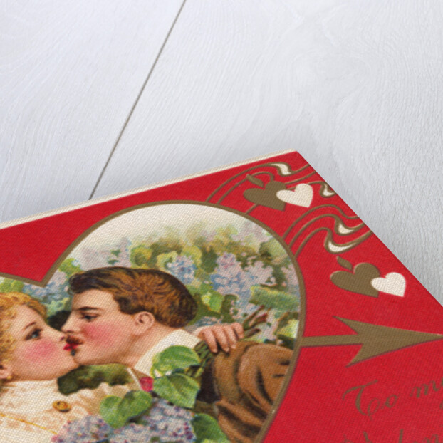To My Valentine Victorian Postcard by Anonymous