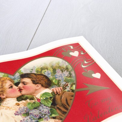 To My Valentine Victorian Postcard by Anonymous