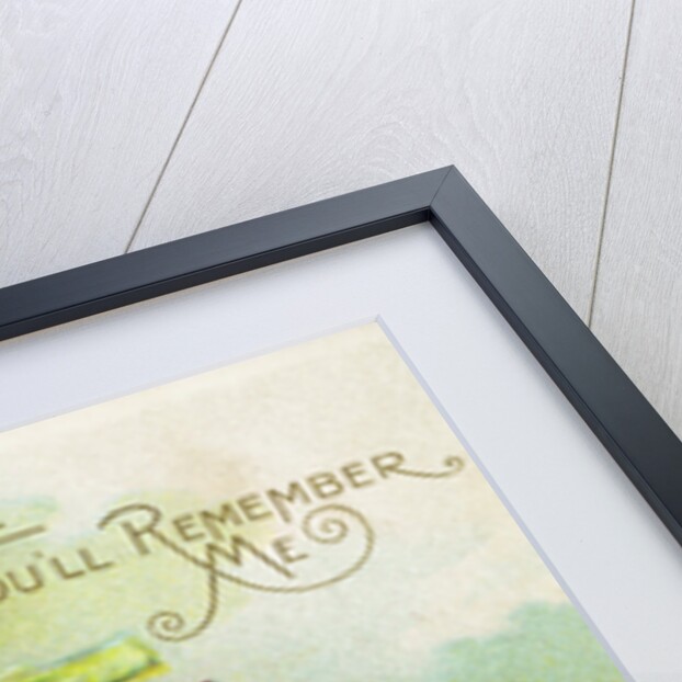 I Hope You'll Remember Me Postcard by Anonymous