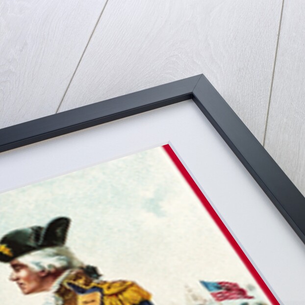 My Greetings on Washington's Birthday Postcard by Richard Veenfliet