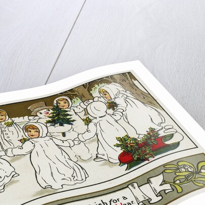 With Every Good Wish for a Bright and Happy New Year Postcard by Anonymous