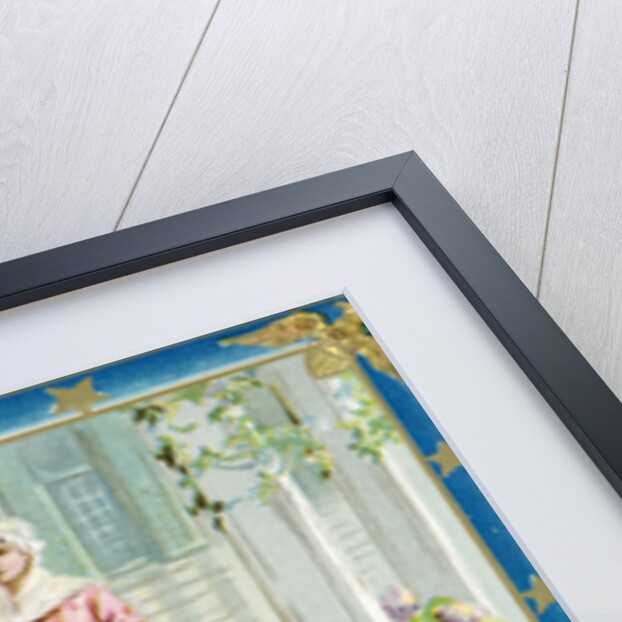 Washington and Lafayette at Mount Vernon Postcard by Anonymous