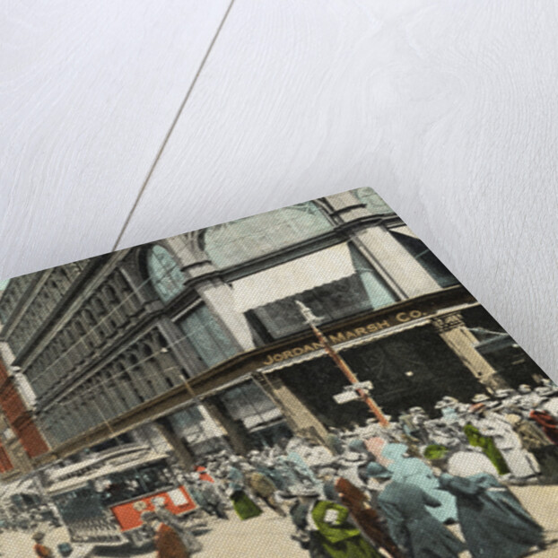 The Shopping Hour, Washington St. Postcard by Anonymous