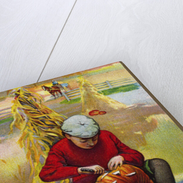 A Joyous Thanksgiving Postcard by Anonymous