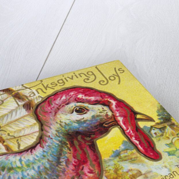 Thanksgiving Joys: An American Beauty Postcard by Anonymous