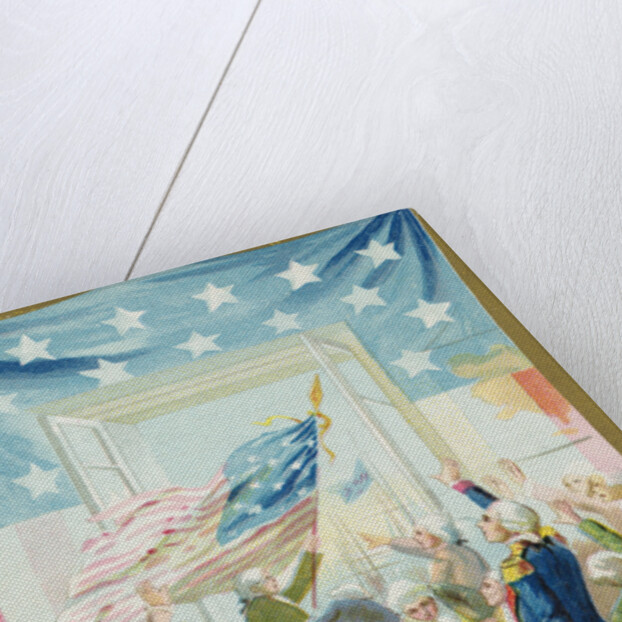 The First Fourth of July Postcard by Anonymous